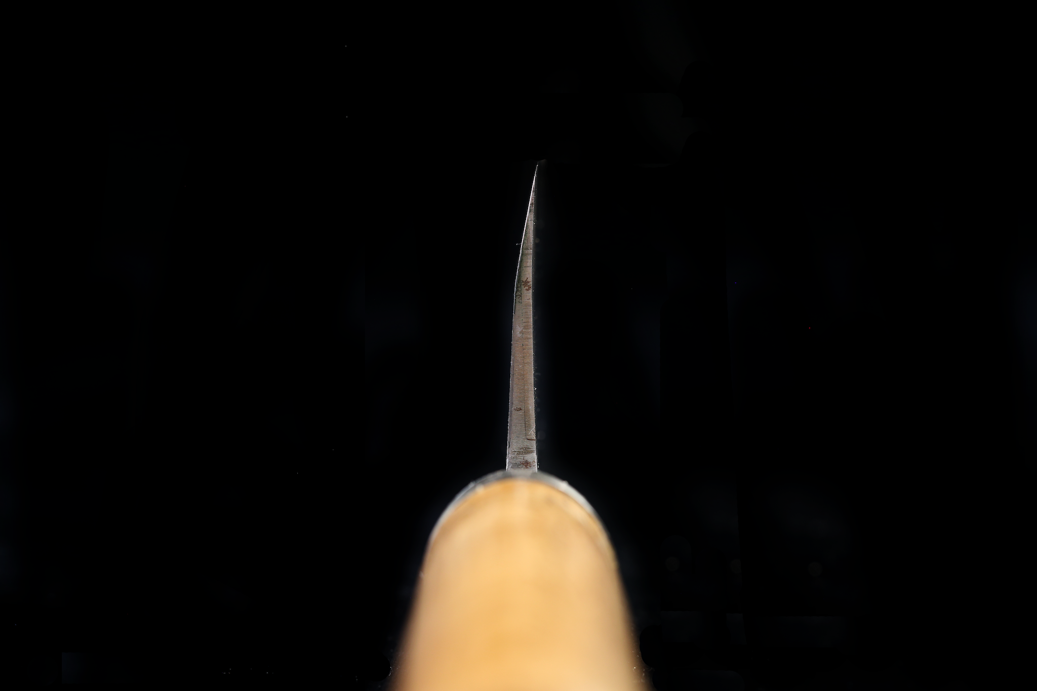 Jin 218mm High Speed Steel Deba with Saya D-20