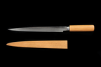 Jin 261mm High Speed Steel Yanagiba with Saya Y-75