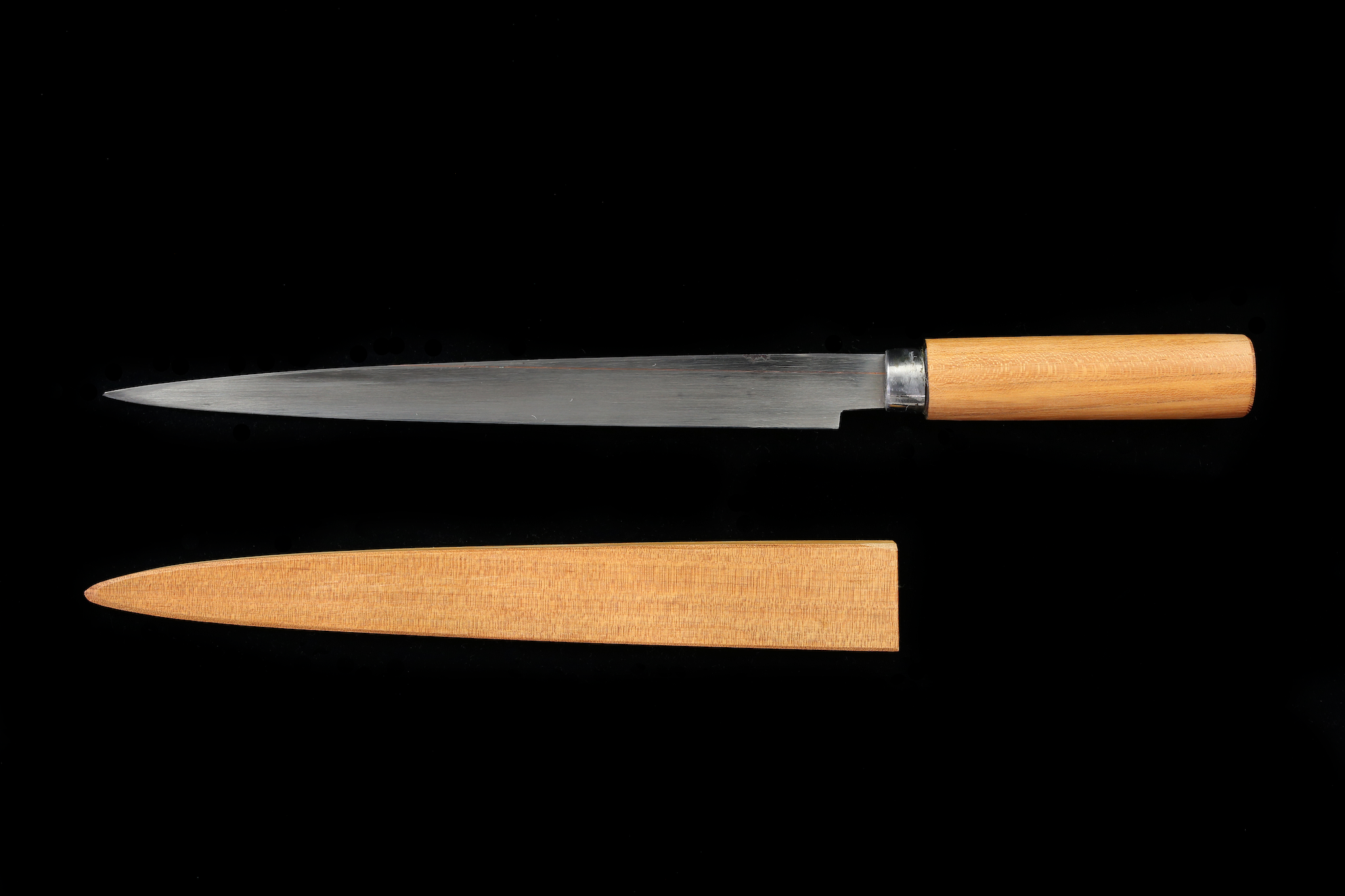 Jin 261mm High Speed Steel Yanagiba with Saya Y-75
