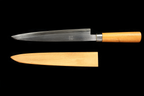 Jin 239mm High Speed Steel Yanagiba with Saya Y-78