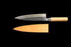 Jin 208mm High Speed Steel Mioroshi Deba with Saya MD-62