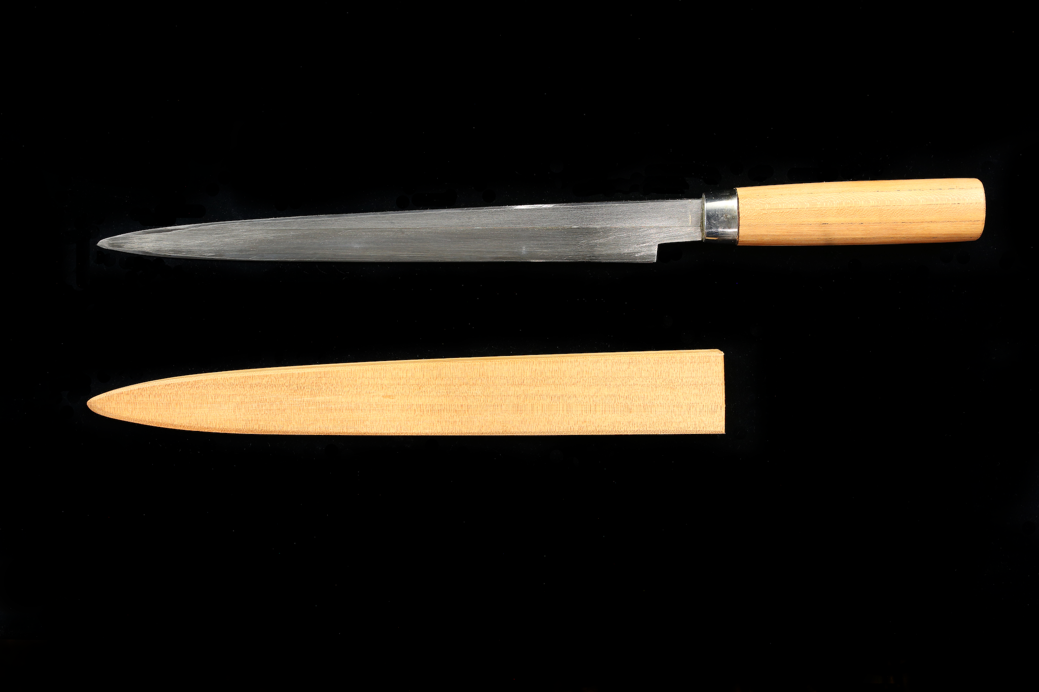 Jin 253mm High Speed Steel Yanagiba with Saya Y-73