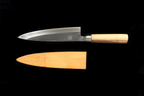 Jin 209mm High Speed Steel Mioroshi Deba with Saya MD-60