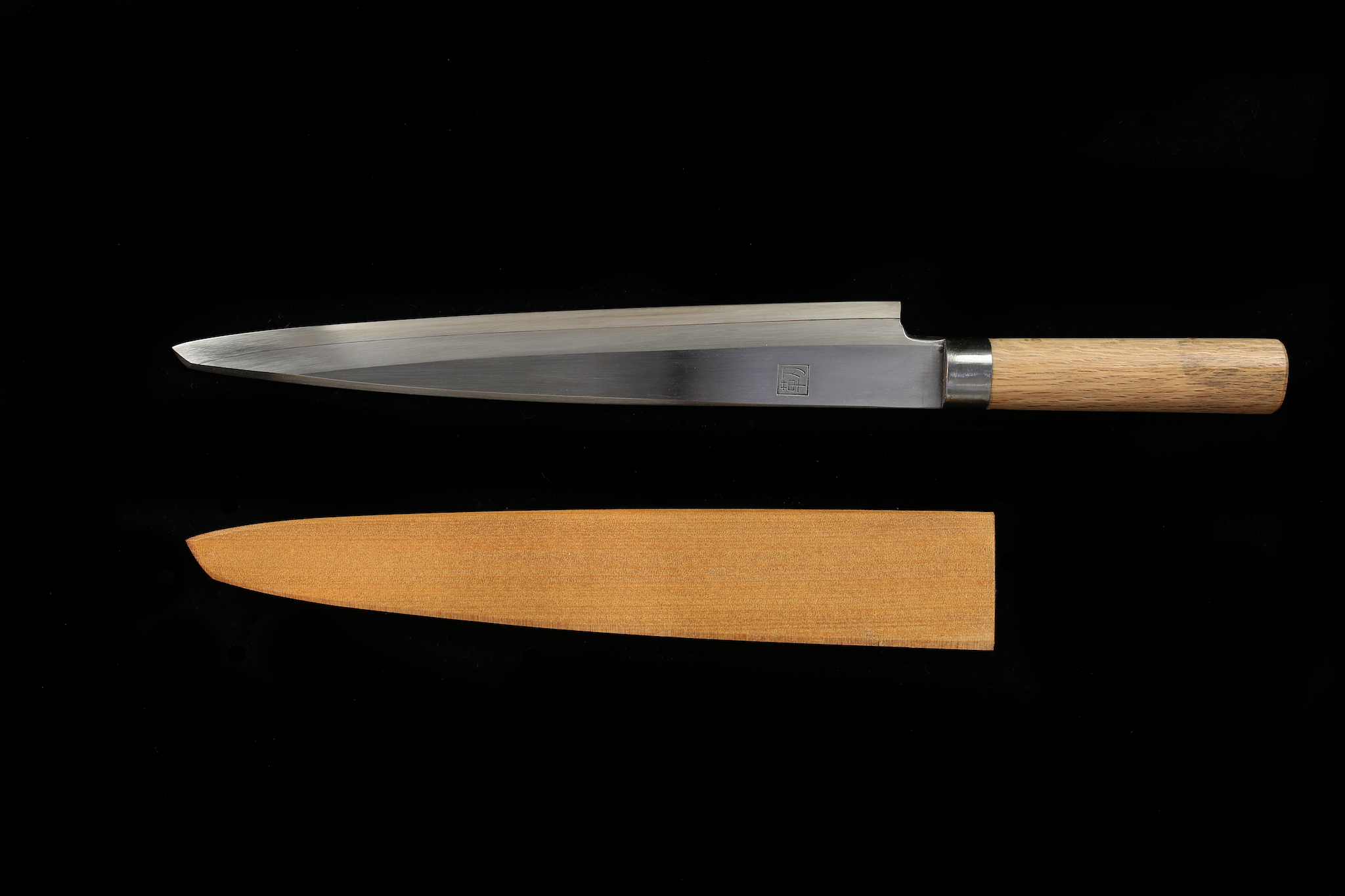 Jin 266mm High Speed Steel Yanagiba with Saya Y-74