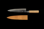 Jin 209mm High Speed Steel Mioroshi Deba with Saya MD-52