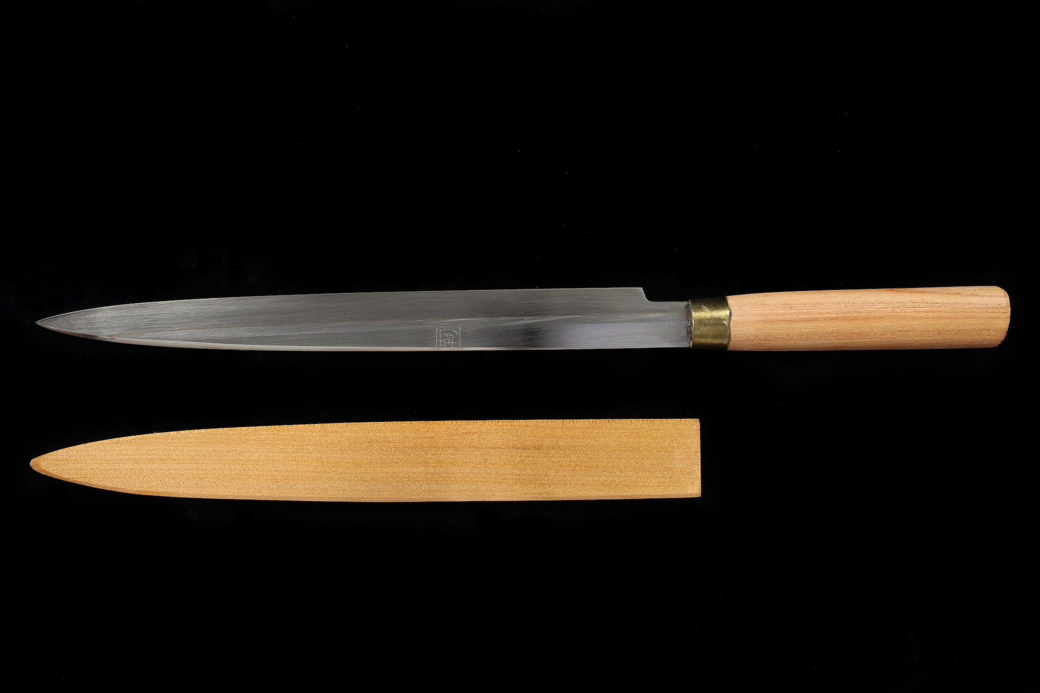 Jin 285mm High Speed Steel Yanagiba with Saya Y-70
