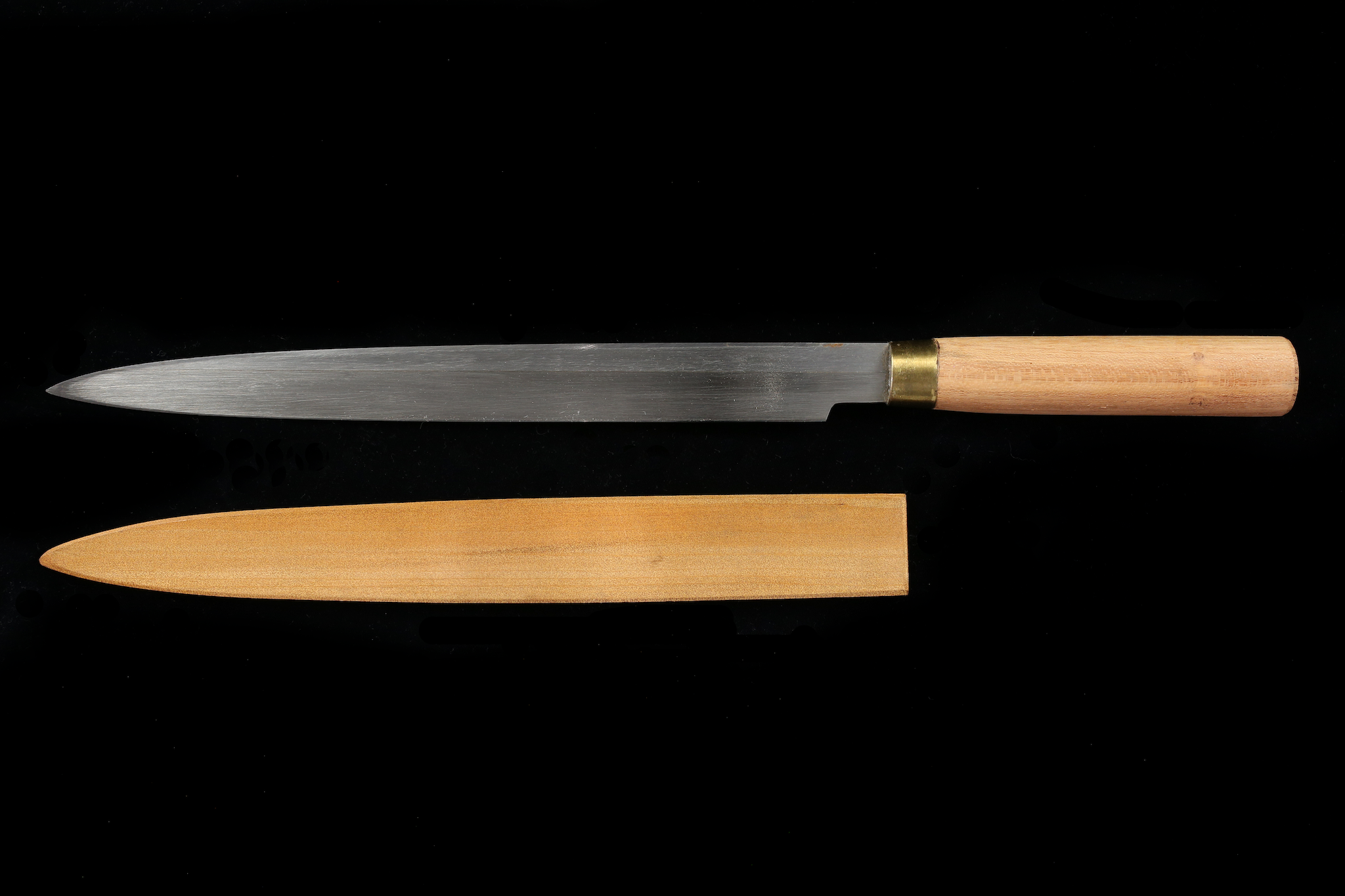 Jin 285mm High Speed Steel Yanagiba with Saya Y-70