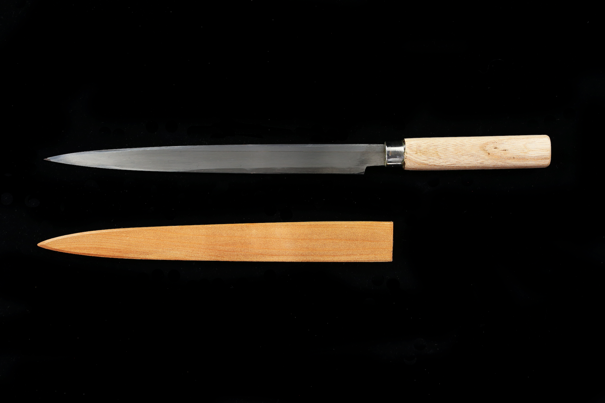 Jin 261mm High Speed Steel Yanagiba with Saya Y-67