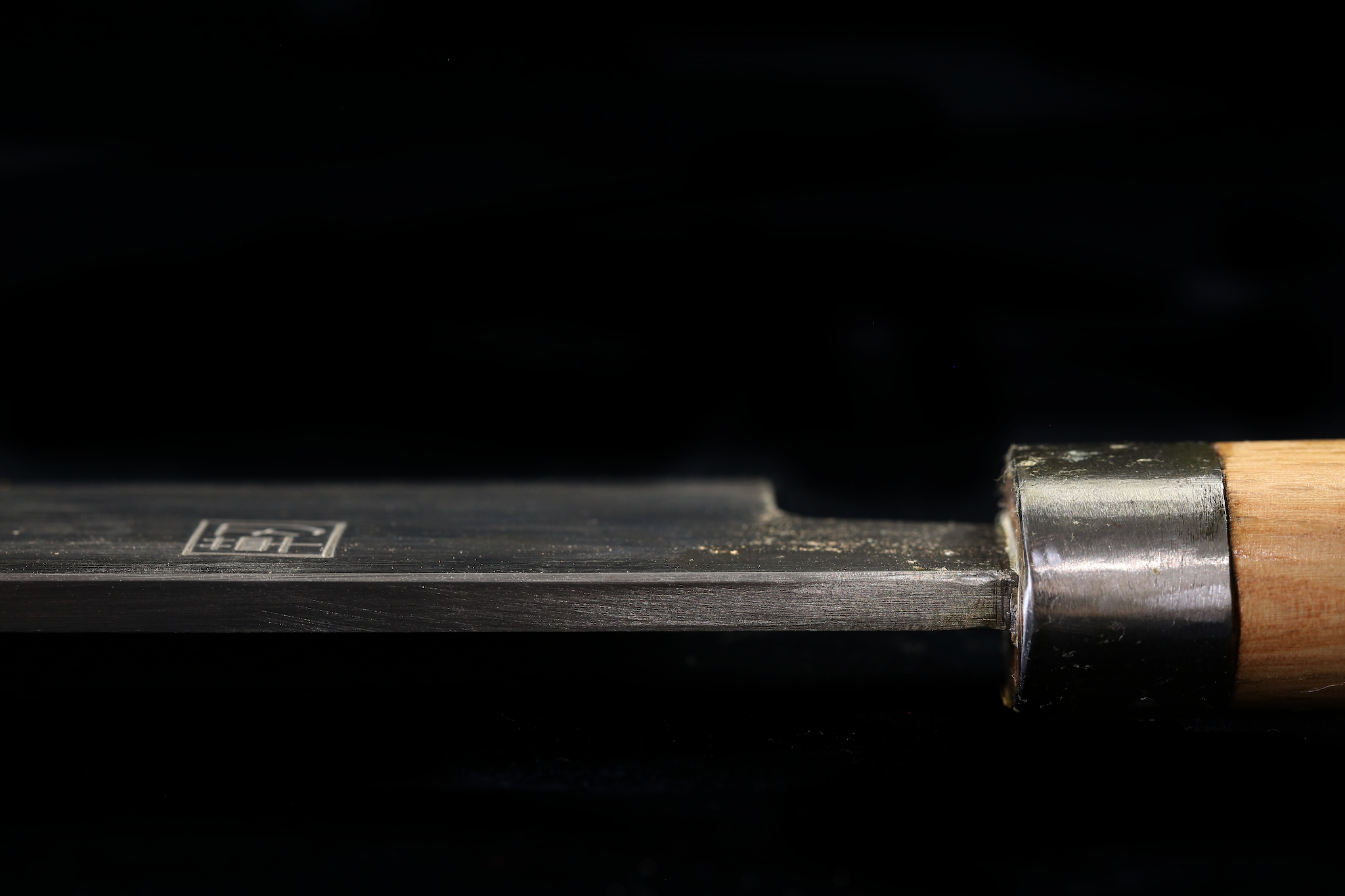 Jin 237mm High Speed Steel Deba with Saya D-28