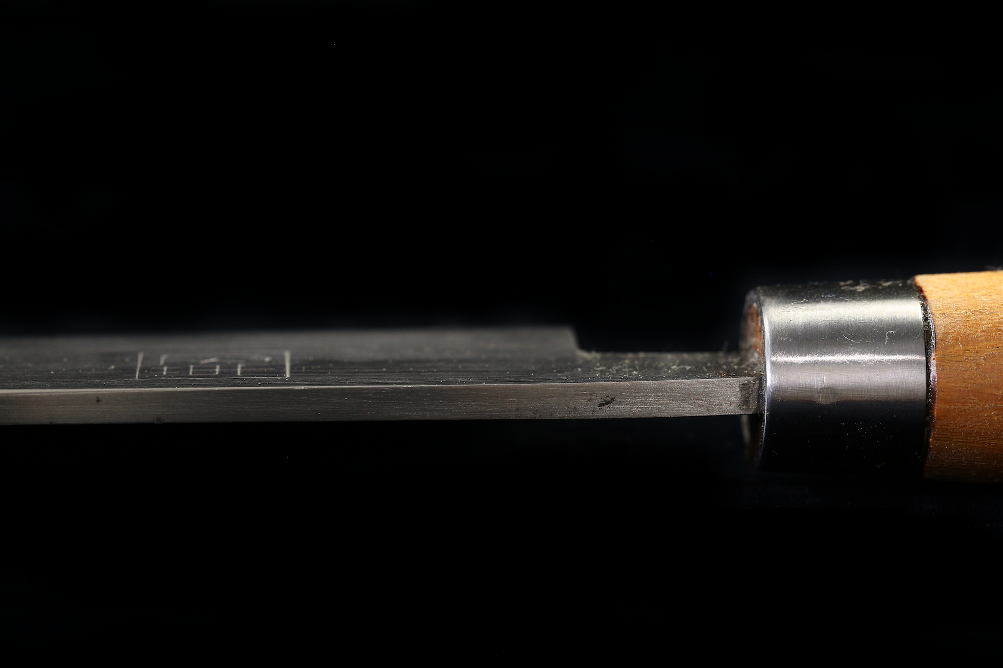 Jin 238mm High Speed Steel Deba with Saya D-26