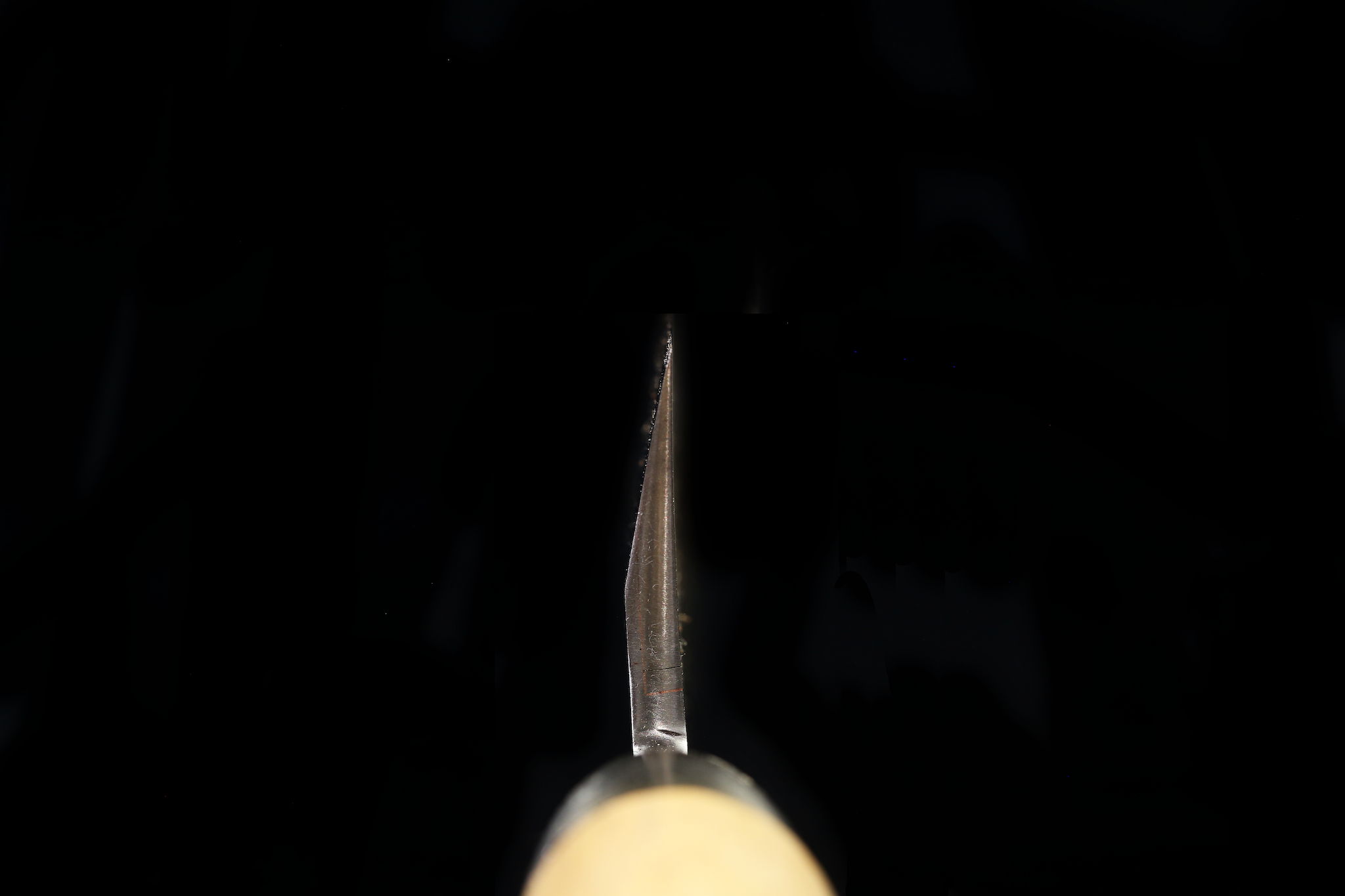 Jin 216mm High Speed Steel Mioroshi Deba with Saya MD-66