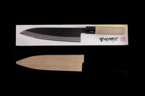 Gesshin Ajikataya 210mm White #2 Kurouchi Wa-Gyuto (With Saya)