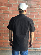 Le Metier, Short-Sleeve Work Shirt - Black