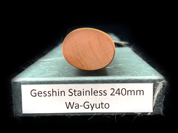 Gesshin Stainless 240mm Wa-Gyuto