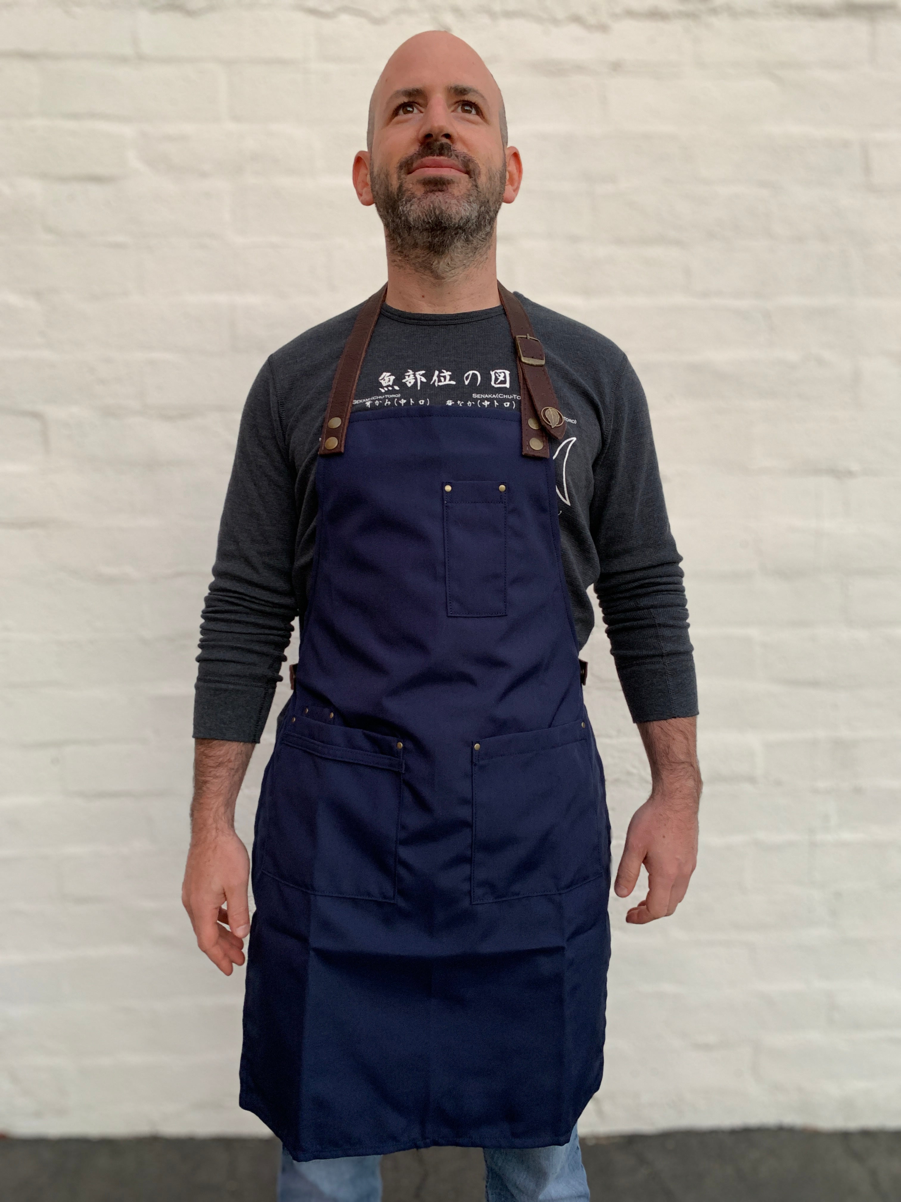 Manahan + Co. Classic Snap Apron - Japanese Knife Imports