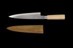 Jin 200mm High Speed Steel Deba with Saya D-10