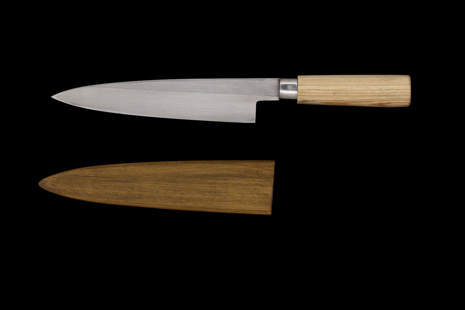 Jin 200mm High Speed Steel Deba with Saya D-10