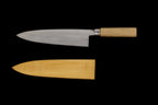 Jin 220mm High Speed Steel Deba with Saya D-03