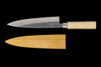 Jin 200mm High Speed Steel Mioroshi Deba with Saya MD-10