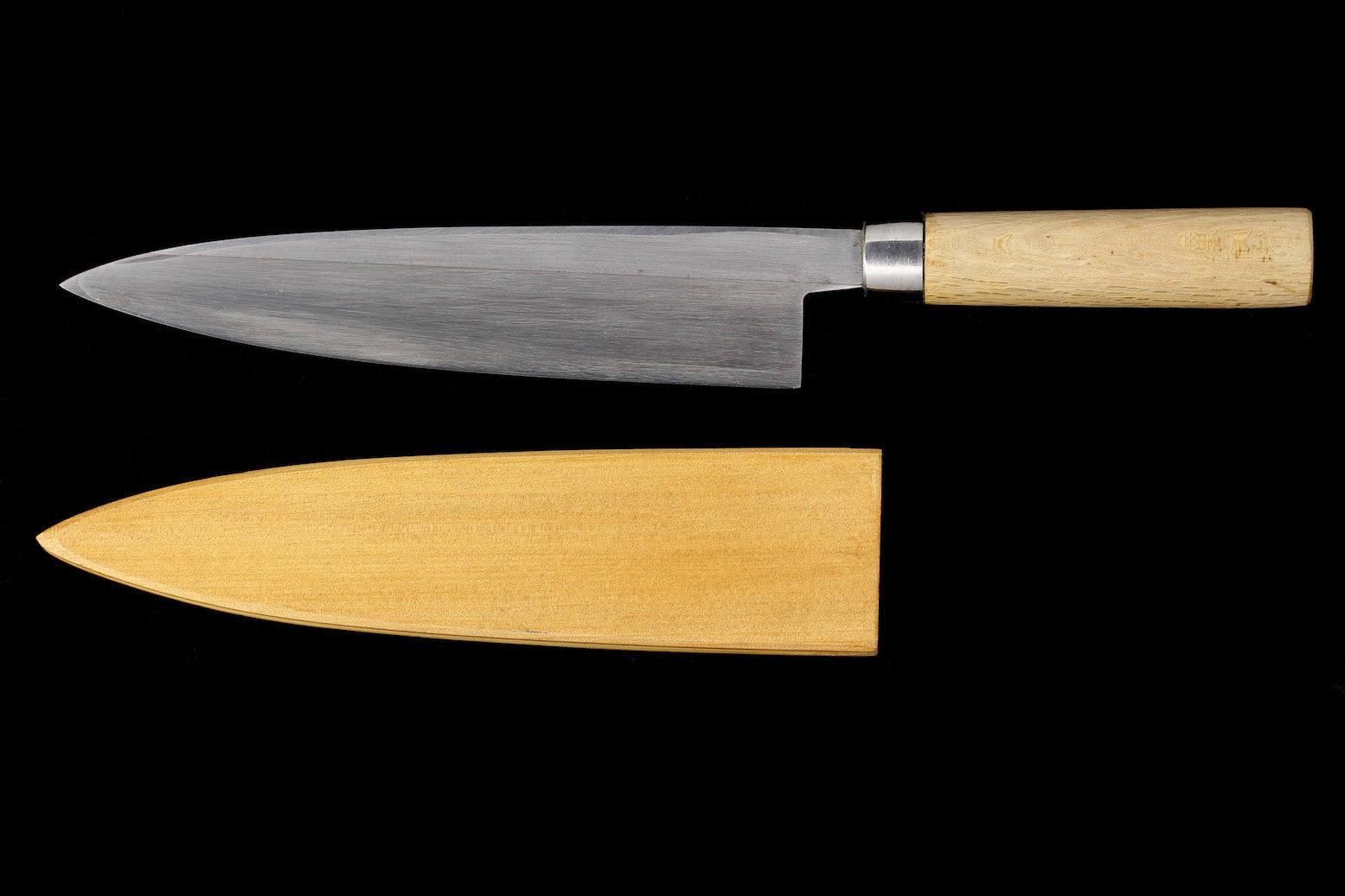 Jin 210mm High Speed Steel Mioroshi Deba with Saya MD-11