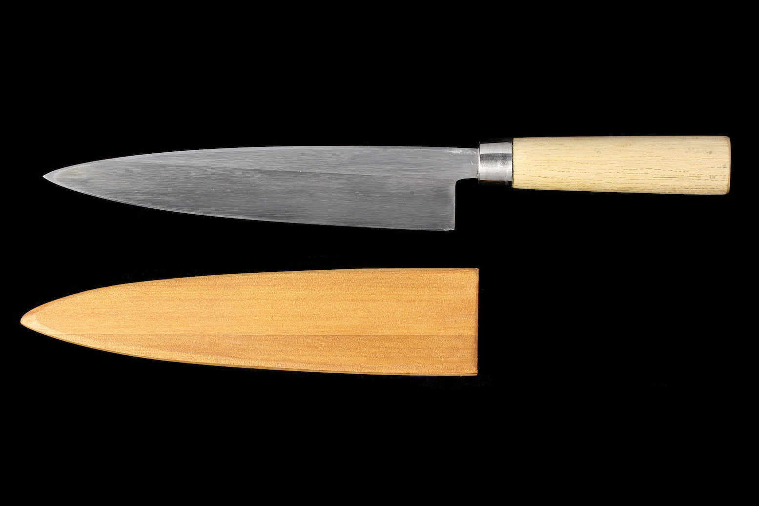 Jin 210mm High Speed Steel Mioroshi Deba with Saya MD-12