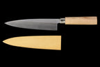 Jin 205mm High Speed Steel Mioroshi Deba with Saya MD-13