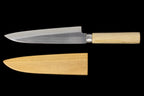 Jin 210mm High Speed Steel Mioroshi Deba with Saya MD-15
