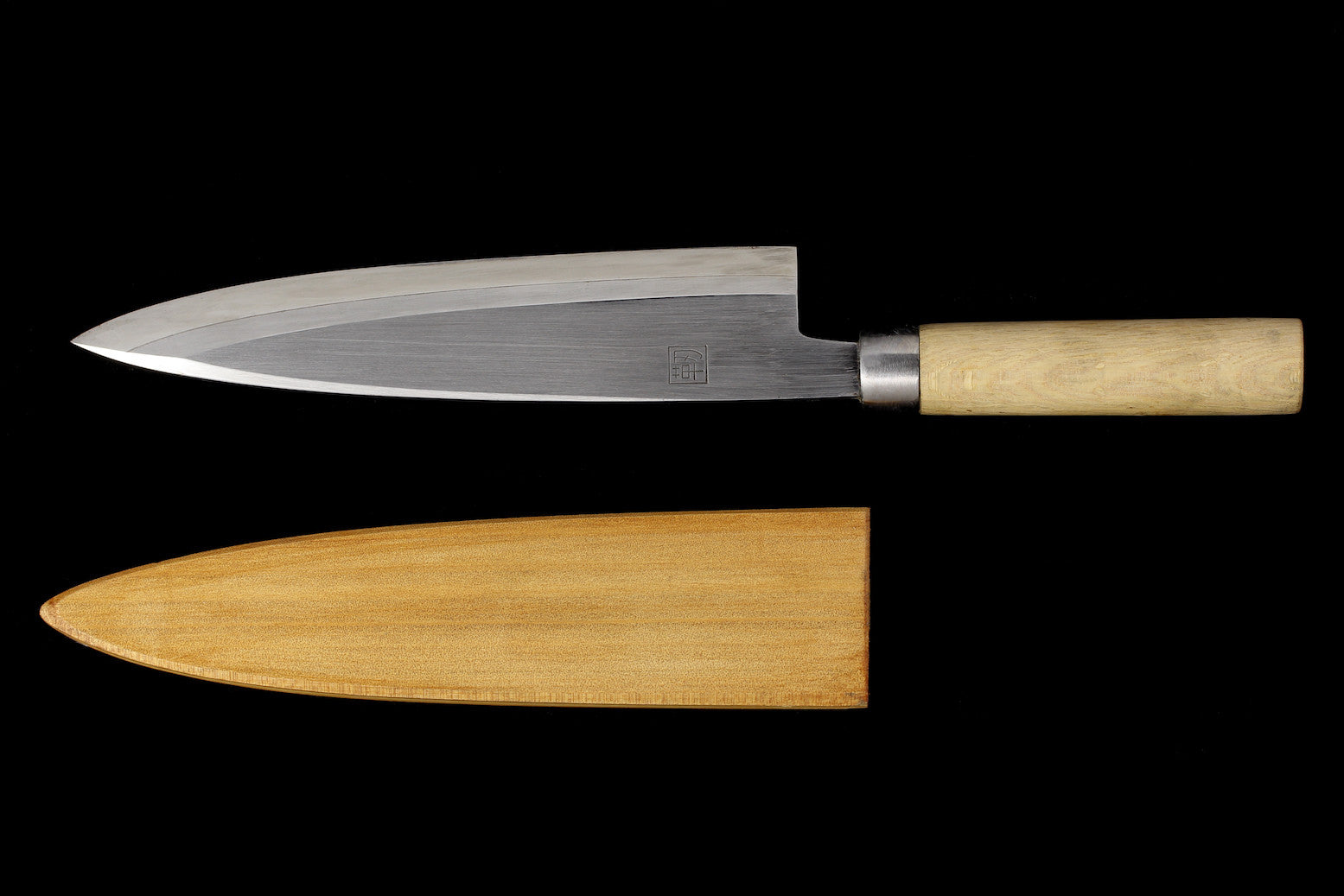Jin 210mm High Speed Steel Mioroshi Deba with Saya MD-16