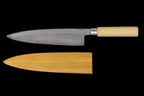 Jin 210mm High Speed Steel Mioroshi Deba with Saya MD-16
