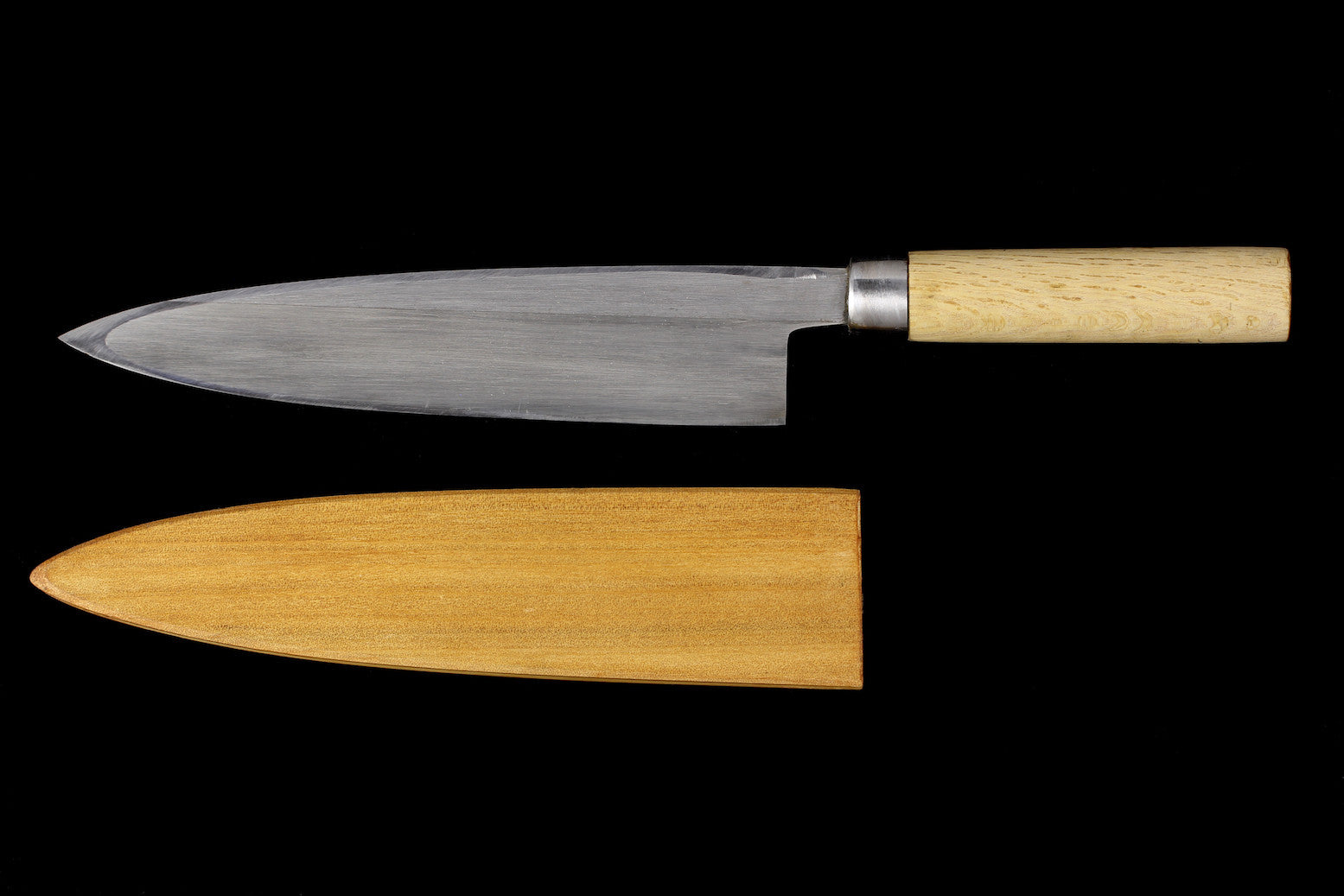 Jin 210mm High Speed Steel Mioroshi Deba with Saya MD-16