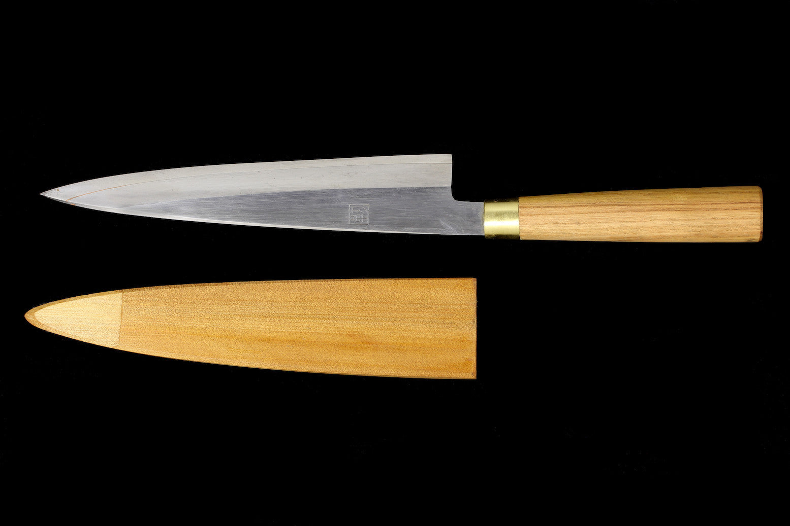 Jin 235mm High Speed Steel Mioroshi Deba with Saya MD-17