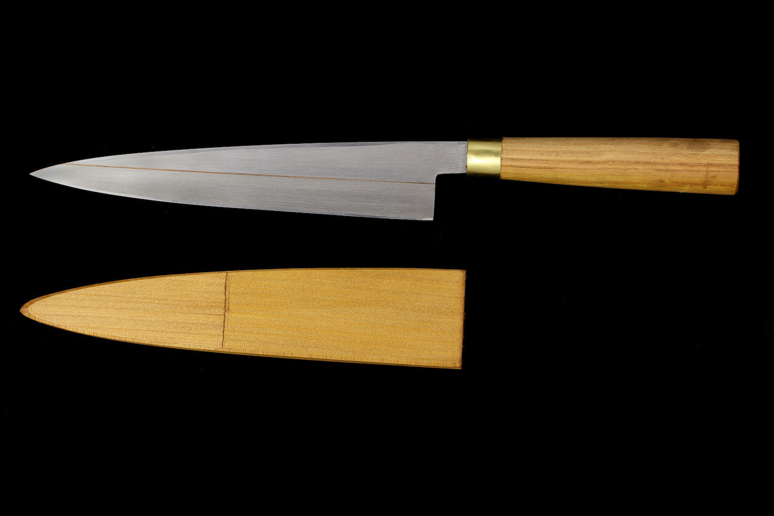Jin 235mm High Speed Steel Mioroshi Deba with Saya MD-17