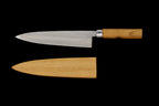 Jin 210mm High Speed Steel Mioroshi Deba with Saya MD-18