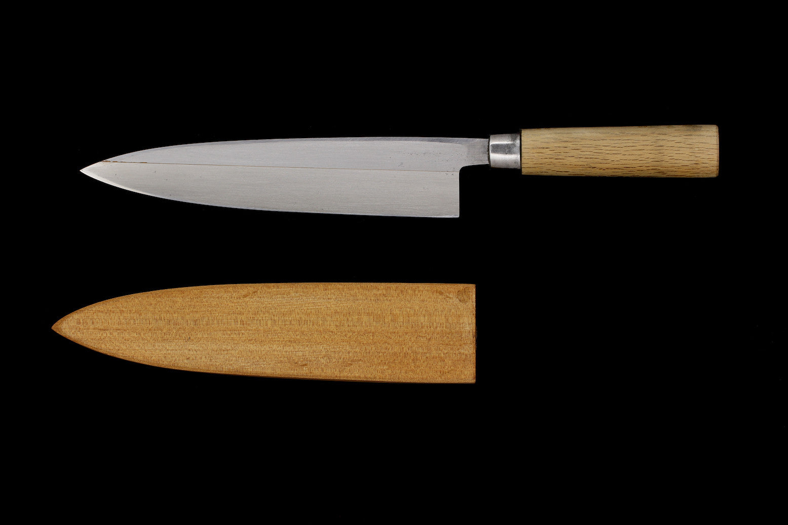 Jin 210mm High Speed Steel Mioroshi Deba with Saya MD-19