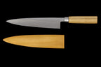 Jin 210mm High Speed Steel Mioroshi Deba with Saya MD-02