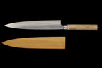 Jin 265mm High Speed Steel Mioroshi Deba with Saya MD-21