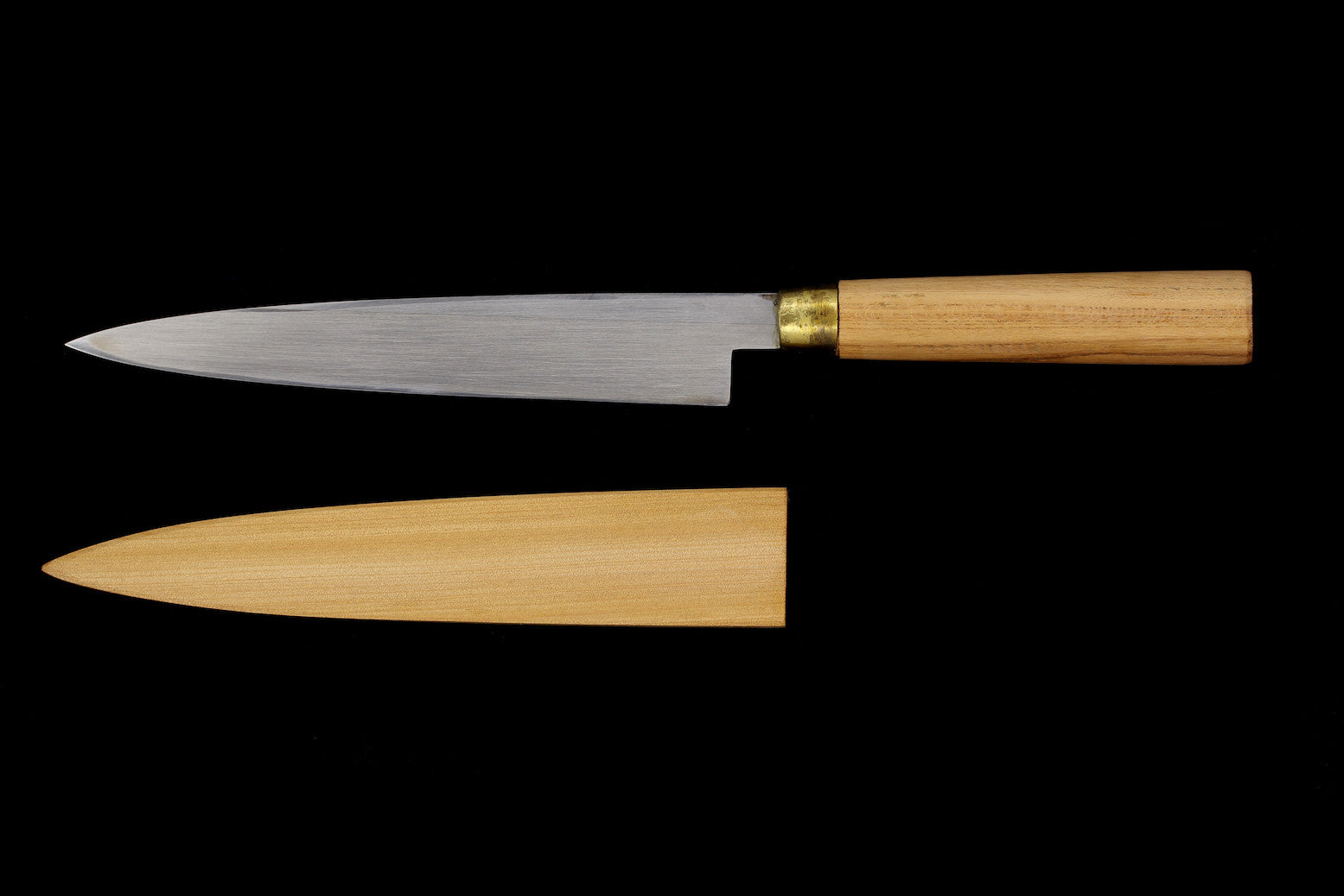 Jin 235mm High Speed Steel Mioroshi Deba with Saya MD-22
