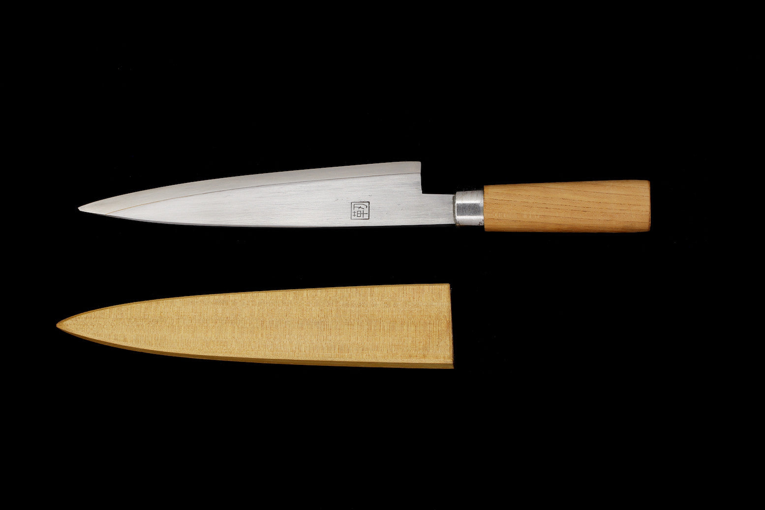 Jin 210mm High Speed Steel Mioroshi Deba with Saya MD-23