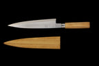 Jin 230mm High Speed Steel Mioroshi Deba with Saya MD-24