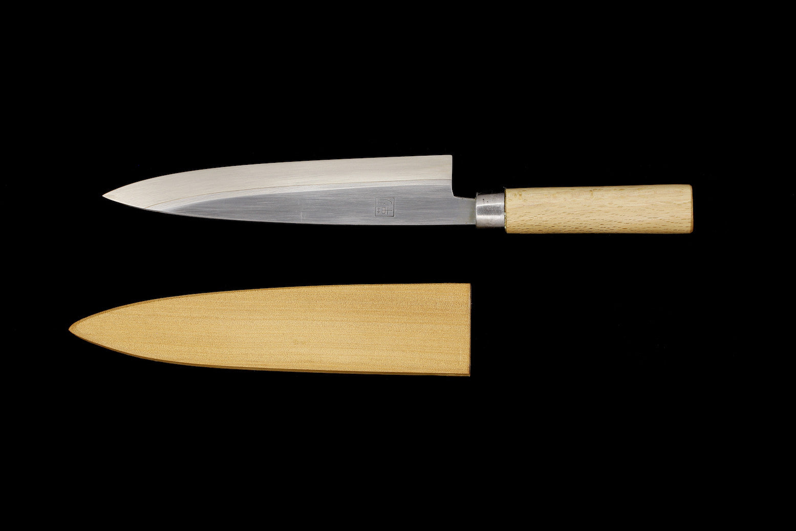 Jin 210mm High Speed Steel Mioroshi Deba with Saya MD-26