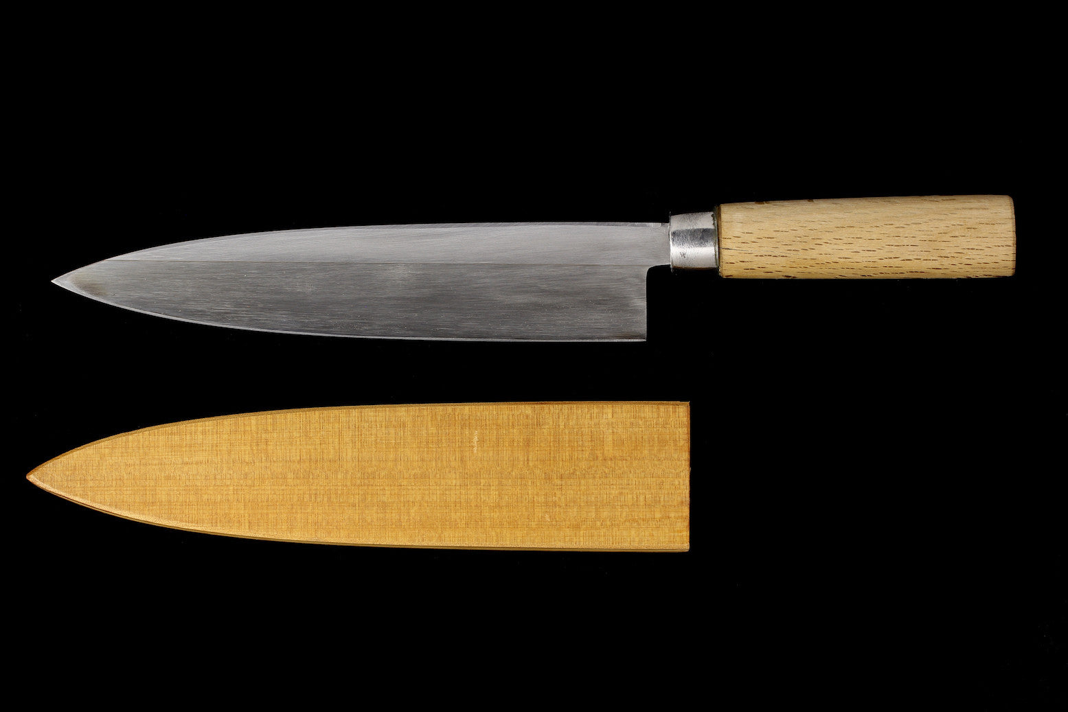 Jin 210mm High Speed Steel Mioroshi Deba with Saya MD-05