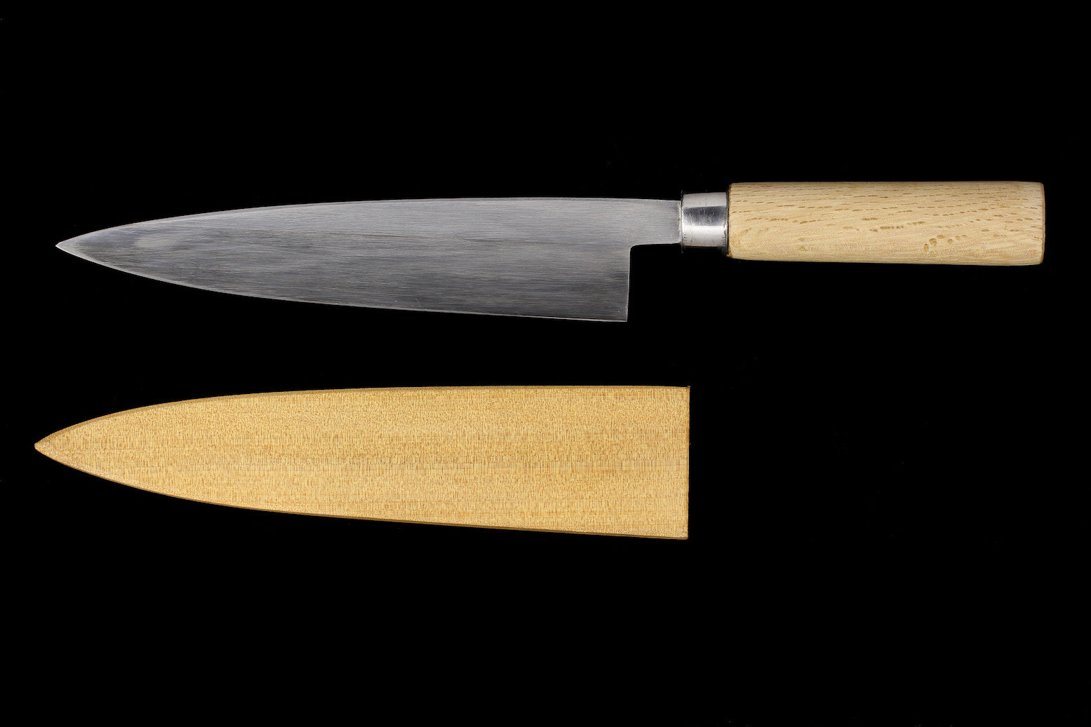 Jin 200mm High Speed Steel Mioroshi Deba with Saya MD-06