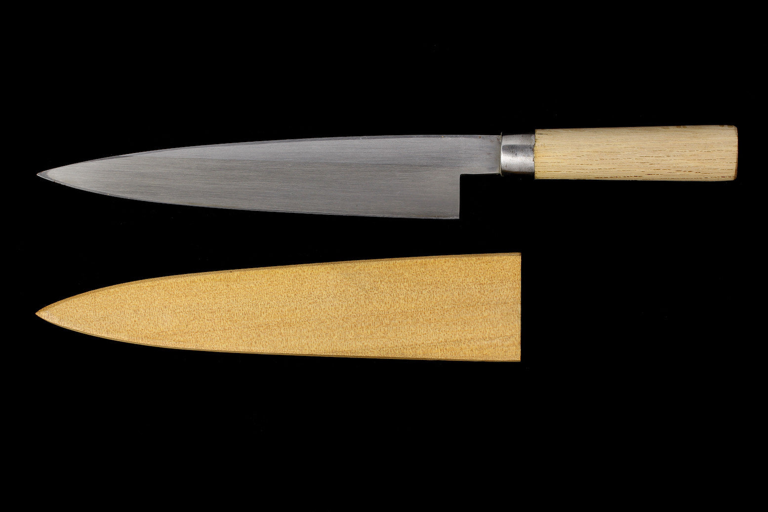 Jin 210mm High Speed Steel Mioroshi Deba with Saya MD-07