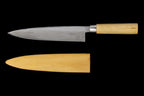 Jin 210mm High Speed Steel Mioroshi Deba with Saya MD-08