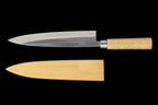 Jin 220mm High Speed Steel Mioroshi Deba with Saya MD-09