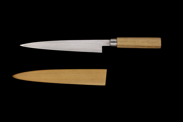 Jin 210mm High Speed Steel Ko-Yanagiba with Saya P-12