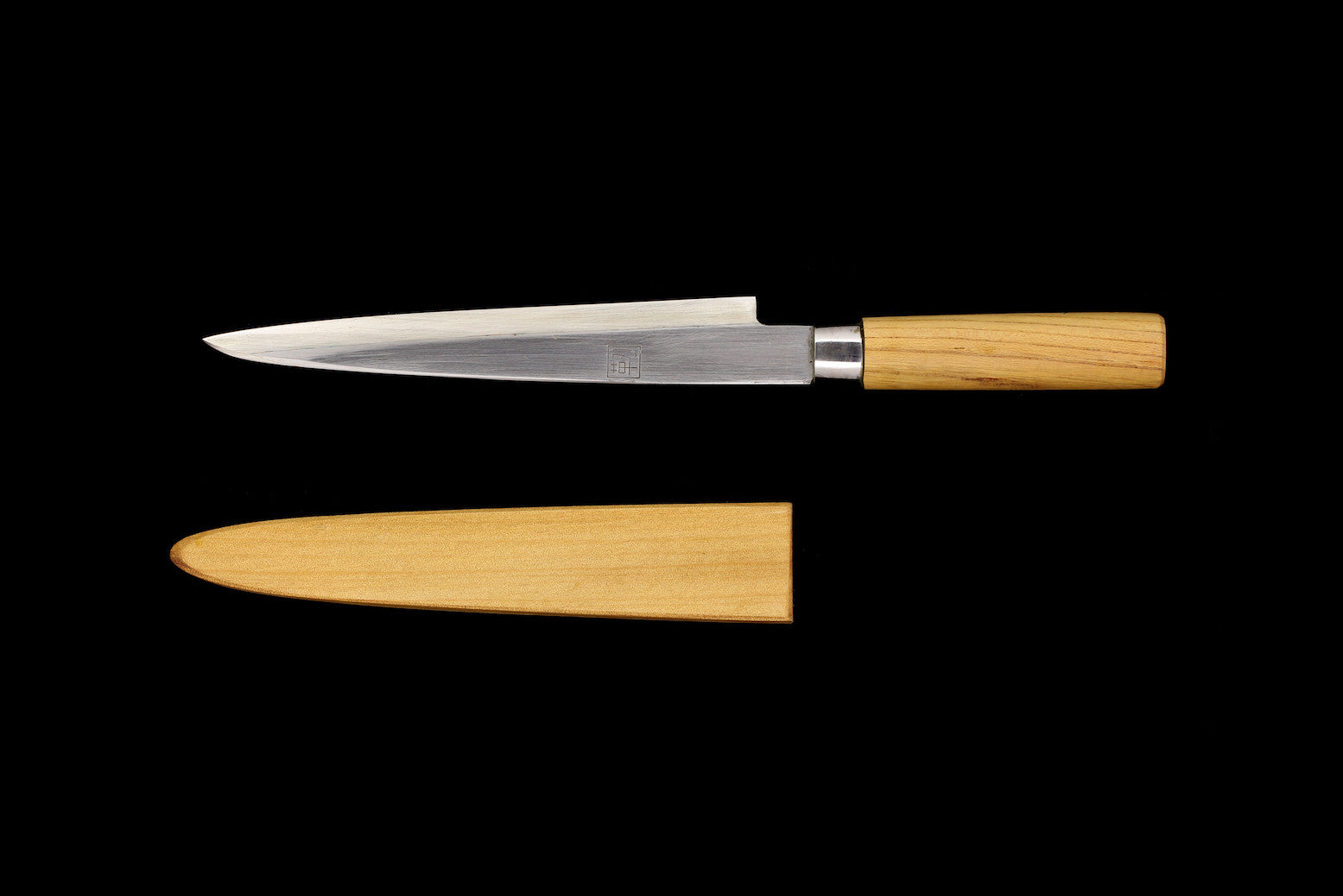 Jin 190mm High Speed Steel Ko-Yanagiba with Saya P-02