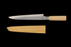 Jin 230mm High Speed Steel Mioroshi Deba with Saya P-20