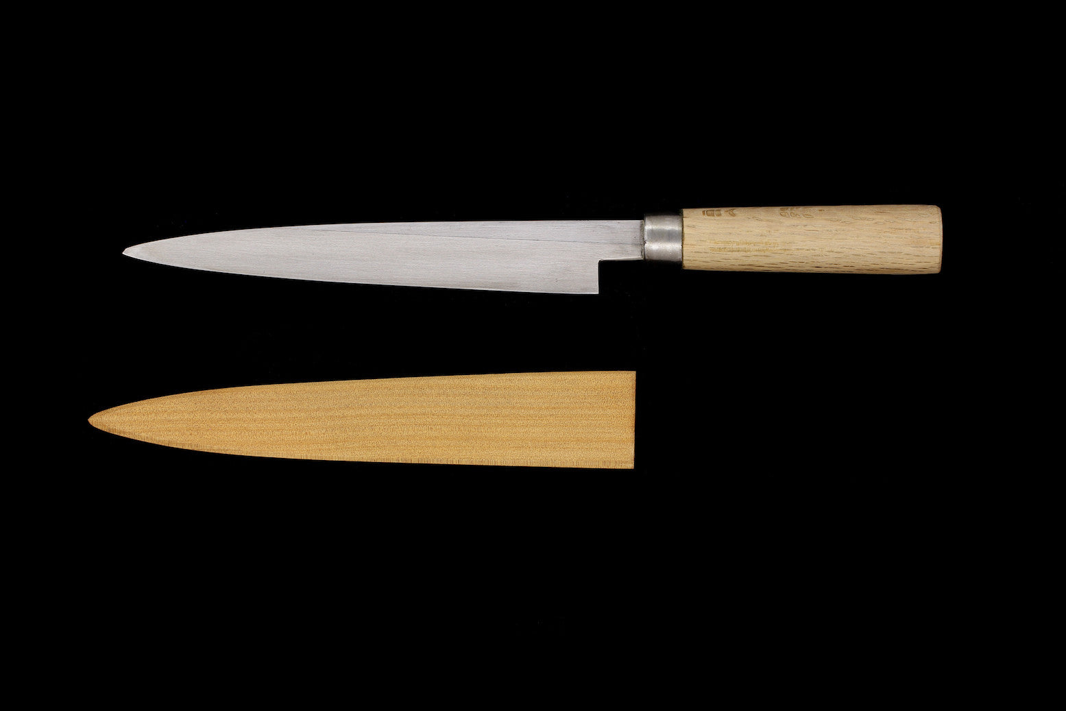 Jin 205mm High Speed Steel Ko-Yanagiba with Saya P-21
