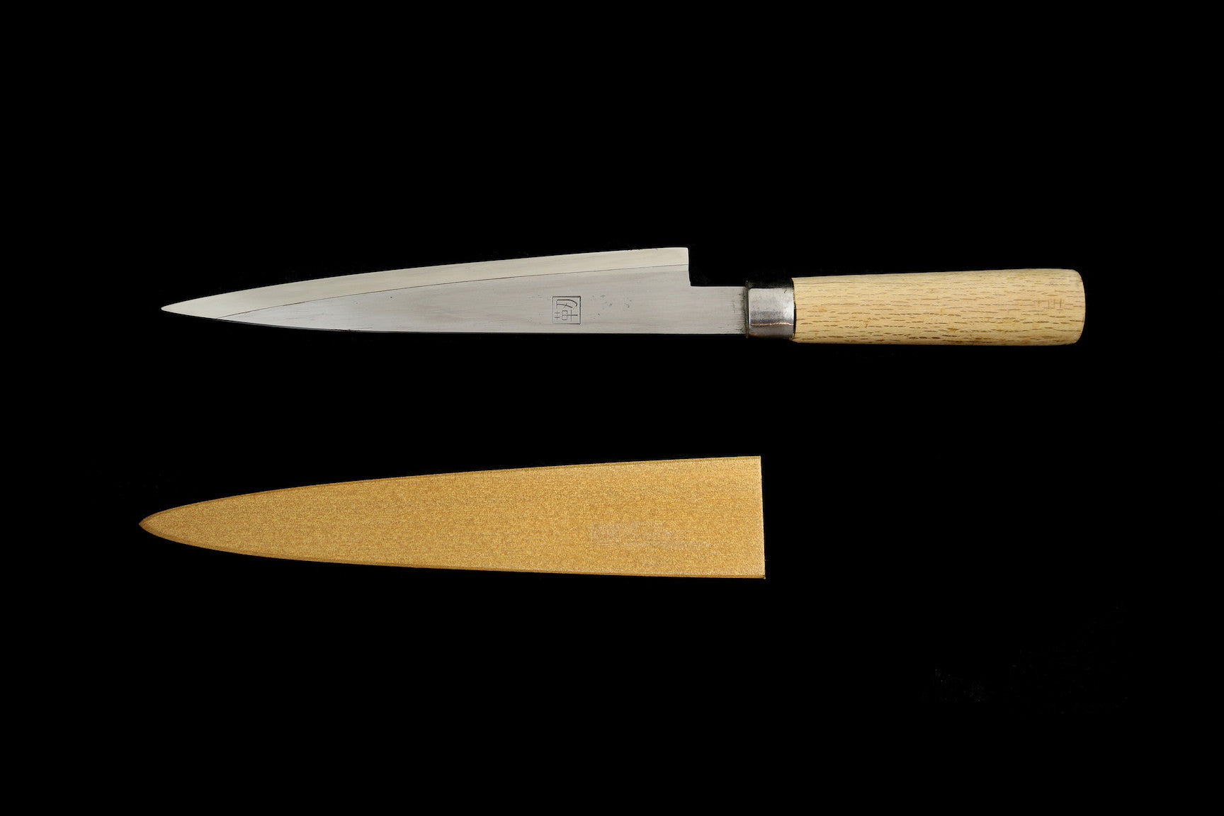 Jin 210mm High Speed Steel Mioroshi Deba with Saya P-35